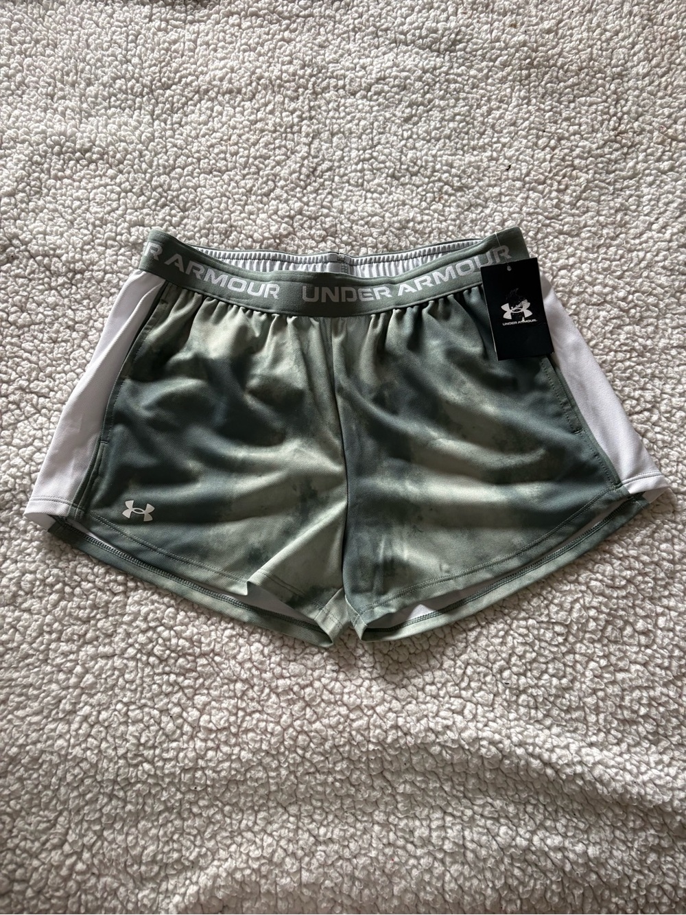 Under Armour Girl’s Olive Green Athletic Shorts